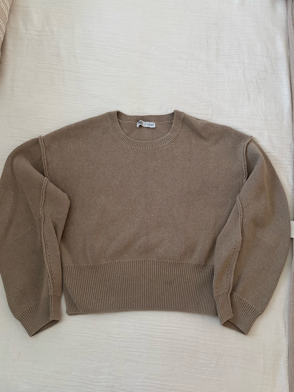 Zara cropped knit sweater
